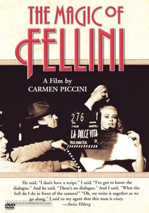 The Magic of Fellini - DVD movie cover