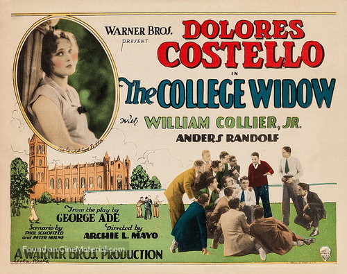 The College Widow - Movie Poster