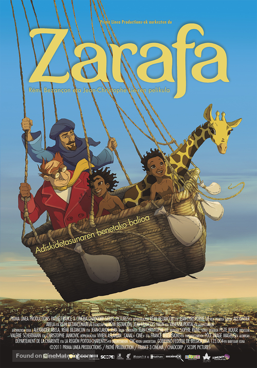 Zarafa - Spanish Movie Poster