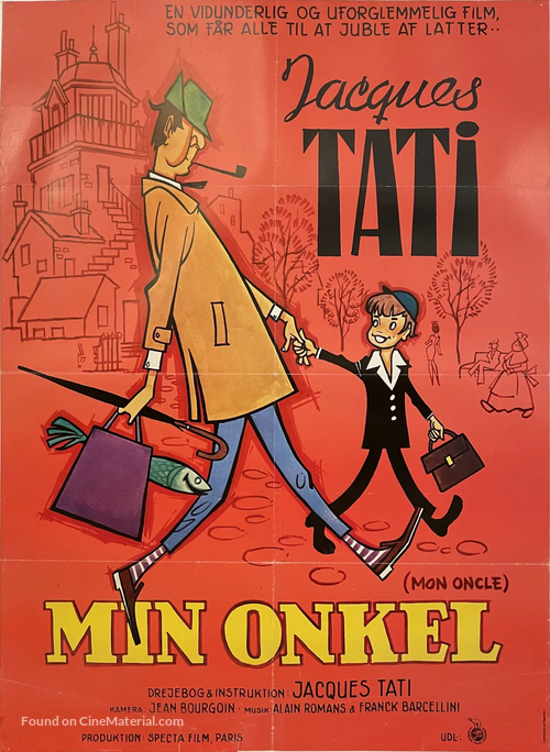 Mon oncle - Danish Movie Poster