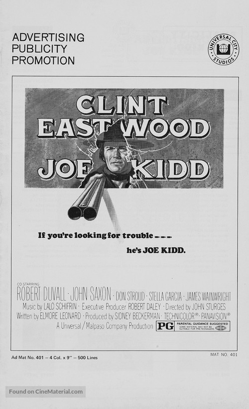 Joe Kidd - poster