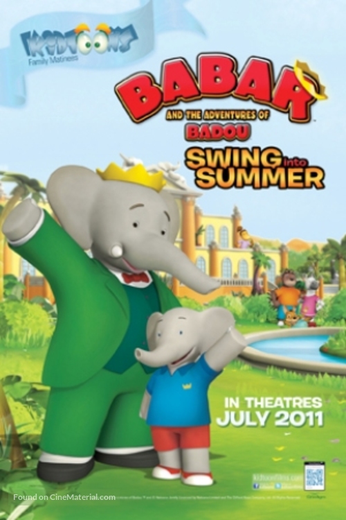 &quot;Babar and the Adventures of Badou&quot; - Canadian Movie Poster
