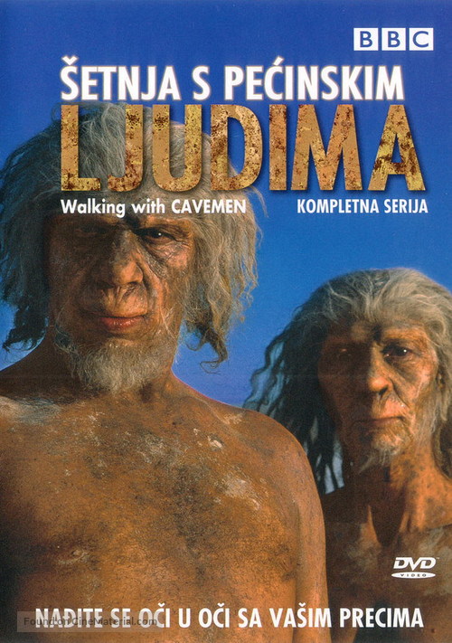 &quot;Walking with Cavemen&quot; - Croatian DVD movie cover