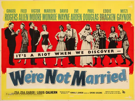 We&#039;re Not Married! - British Movie Poster