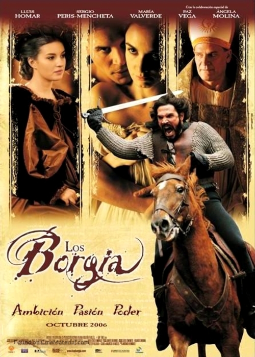 Los Borgia - Spanish Movie Poster
