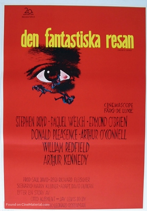 Fantastic Voyage - Swedish Movie Poster