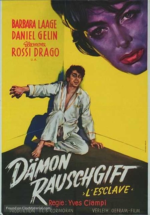 L&#039;esclave - German Movie Poster