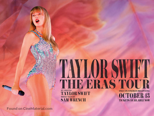 Taylor Swift: The Eras Tour - British Movie Poster