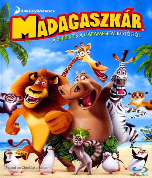 Madagascar - Hungarian Blu-Ray movie cover