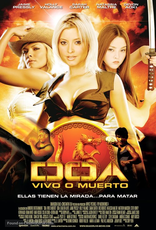 Dead Or Alive - Mexican Movie Poster