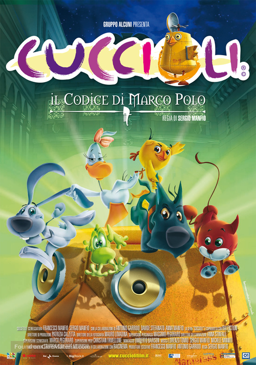 Cuccioli e il codice di Marco Polo - Italian Movie Poster