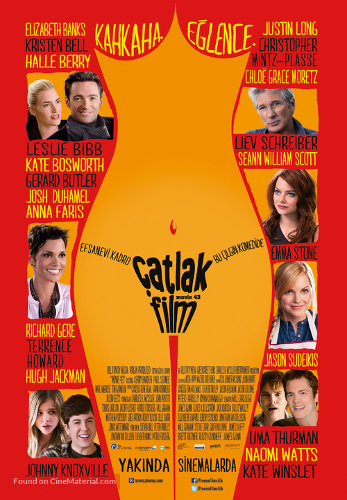 Movie 43 - Turkish Movie Poster