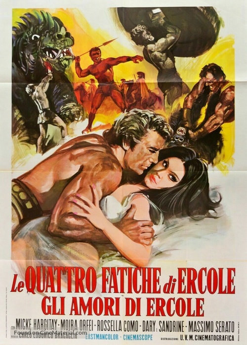 Gli amori di Ercole - Italian Movie Poster