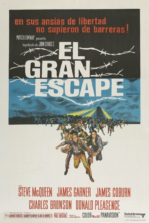 The Great Escape - Argentinian Movie Poster