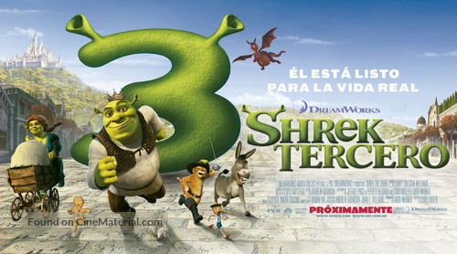 Shrek the Third - Argentinian Movie Poster