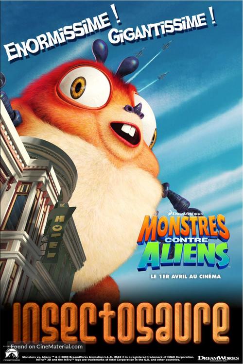 Monsters vs. Aliens - French Movie Poster
