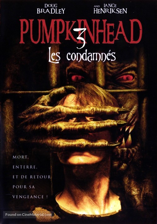 Pumpkinhead: Ashes to Ashes - French DVD movie cover