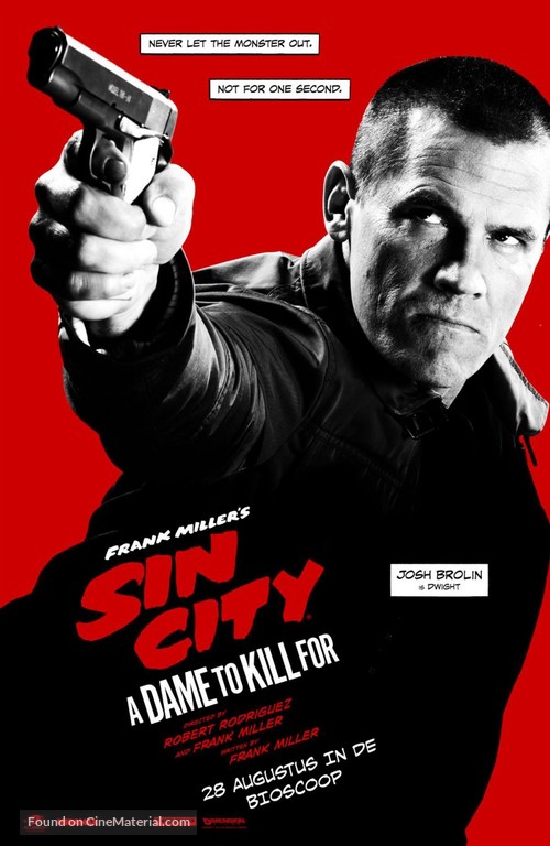 Sin City: A Dame to Kill For - Dutch Movie Poster