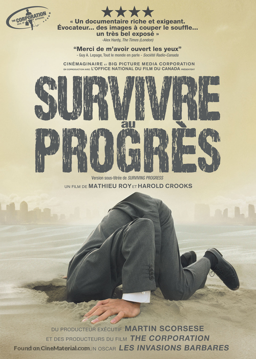 Surviving Progress - Canadian Movie Cover