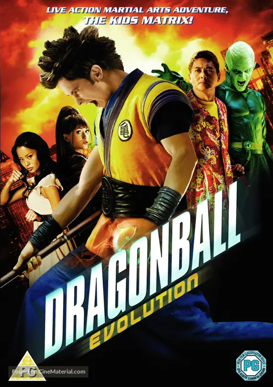 Dragonball Evolution - British Movie Cover