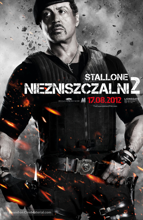 The Expendables 2 - Polish Movie Poster