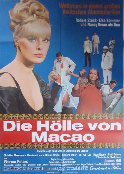 Die H&ouml;lle von Macao - German Movie Poster