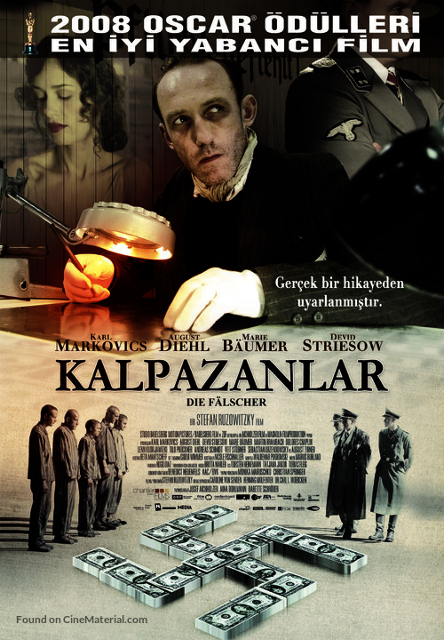 Die F&auml;lscher - Turkish Movie Poster