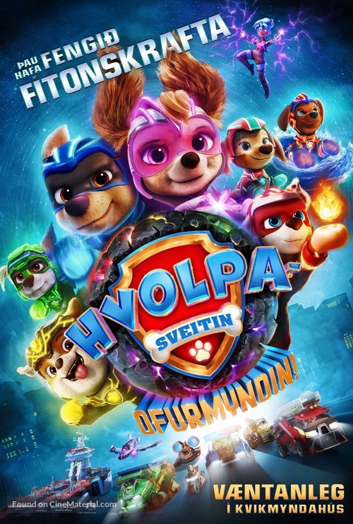 PAW Patrol: The Mighty Movie - Icelandic Movie Poster