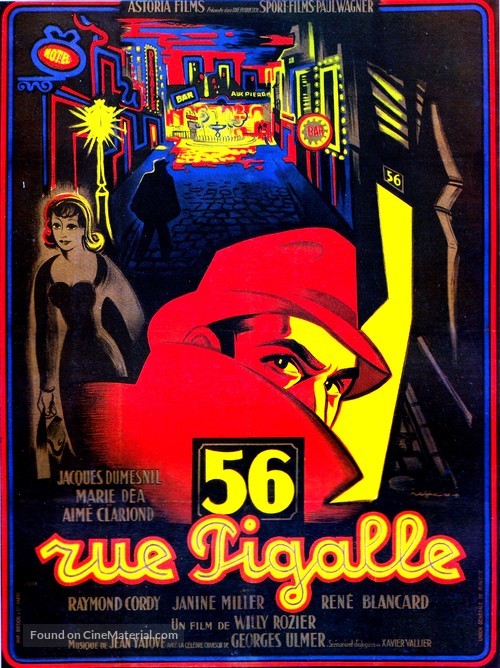 56, rue Pigalle - French Movie Poster