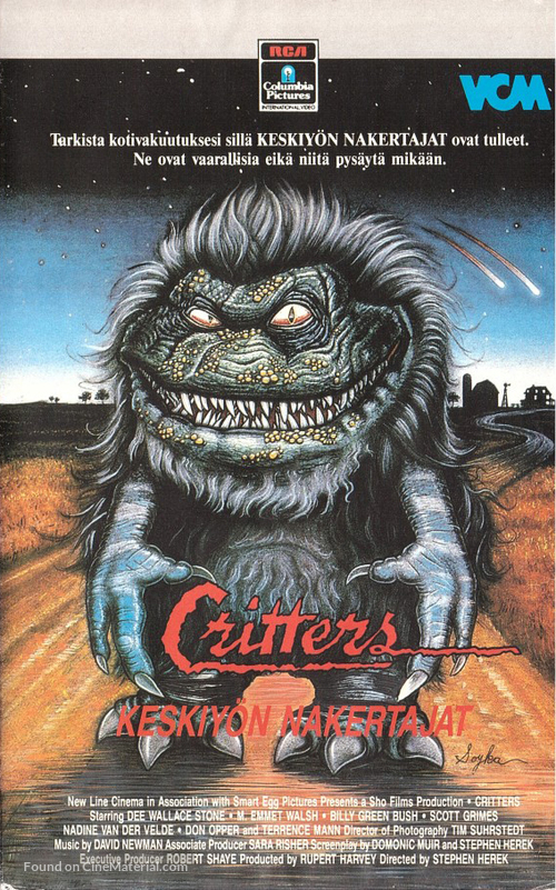 Critters - Finnish VHS movie cover