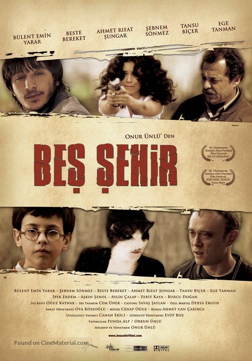 Bes sehir - Turkish Movie Poster