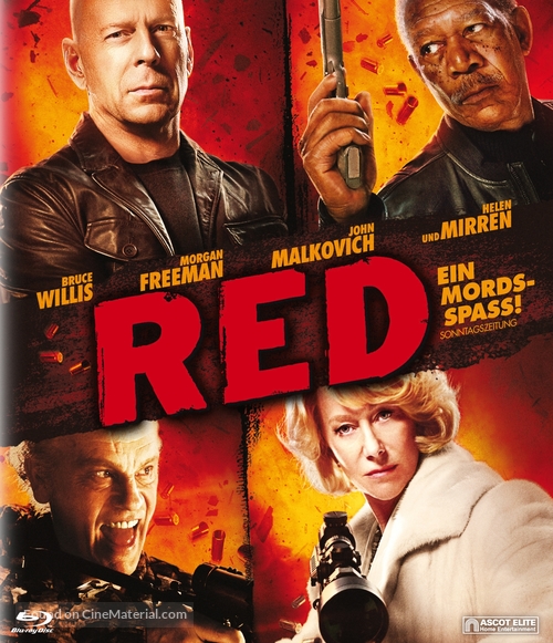RED - Swiss Blu-Ray movie cover