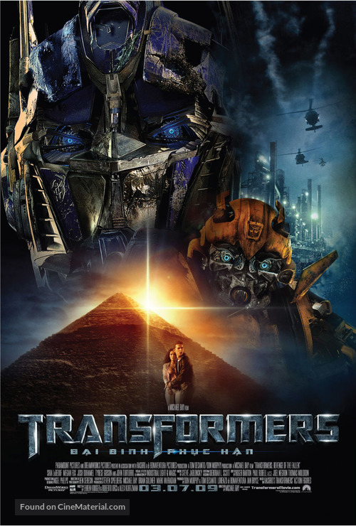 Transformers: Revenge of the Fallen - Vietnamese Movie Poster