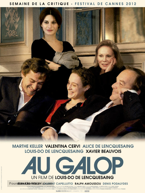 Au galop - French Movie Poster