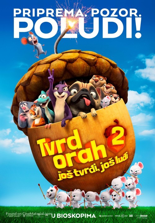 The Nut Job 2 - Serbian Movie Poster