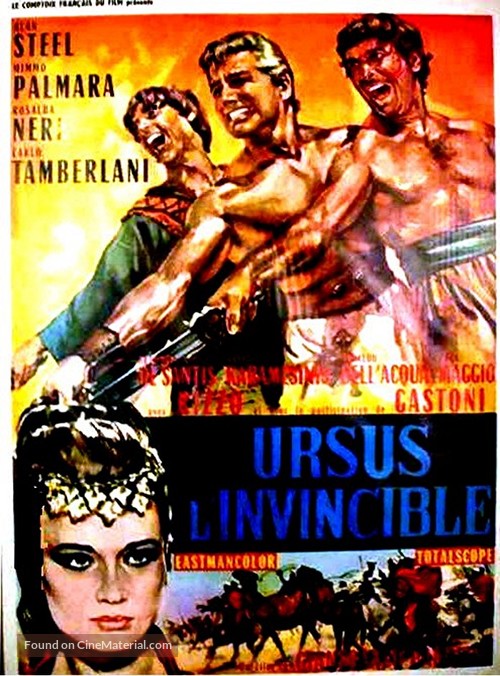 Gli invincibili tre - French Movie Poster