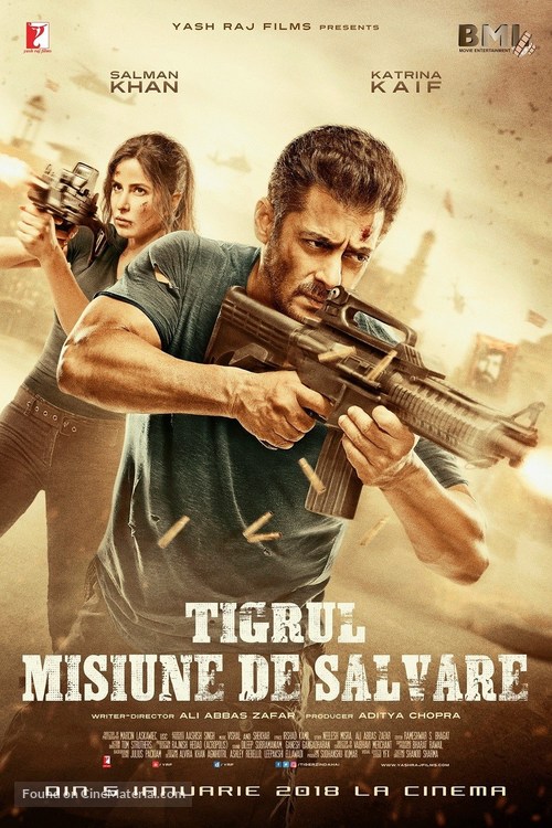 Tiger Zinda Hai - Romanian Movie Poster