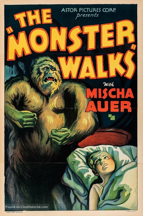 The Monster Walks - Movie Poster