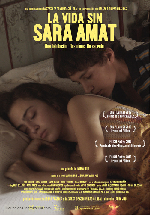 La vida sense la Sara Amat - Spanish Movie Poster