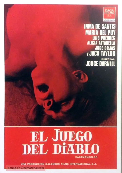 El juego del diablo - Spanish Movie Poster