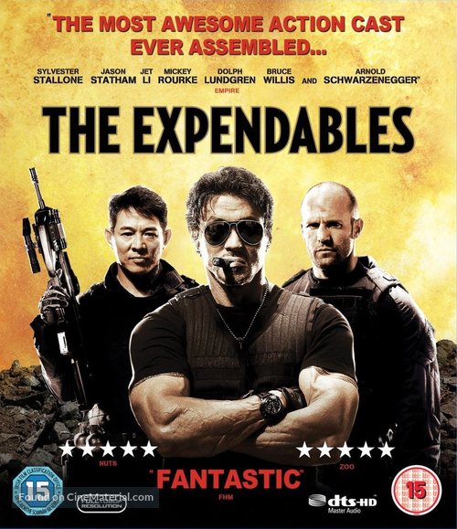 The Expendables - Blu-Ray movie cover