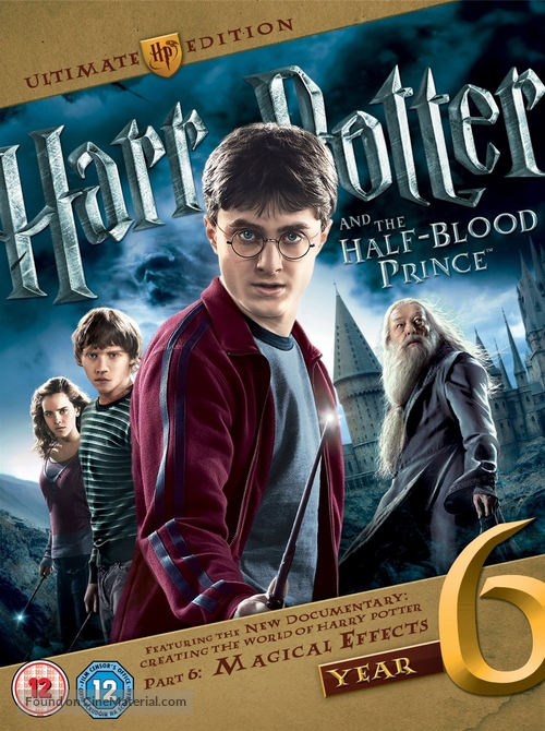 Harry Potter and the Half-Blood Prince - British DVD movie cover