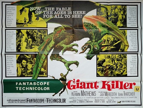 Jack the Giant Killer - British Movie Poster