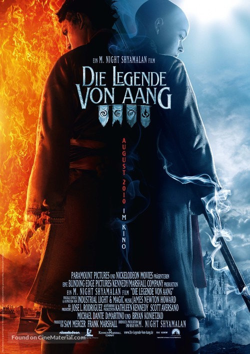The Last Airbender - German Movie Poster