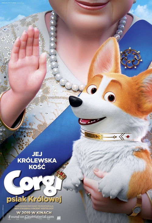 The Queen&#039;s Corgi - Polish Movie Poster