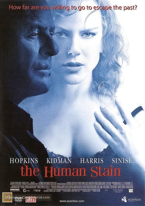 The Human Stain - Danish DVD movie cover
