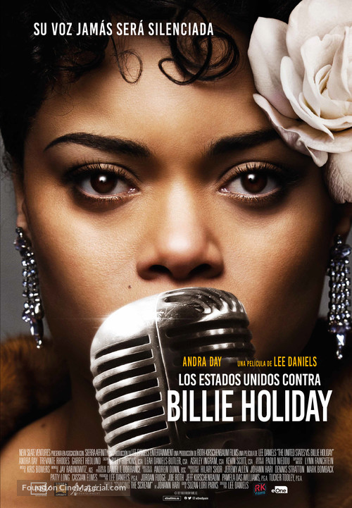 The United States vs. Billie Holiday - Spanish Movie Poster