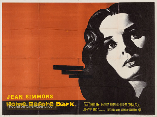 Home Before Dark - British Movie Poster