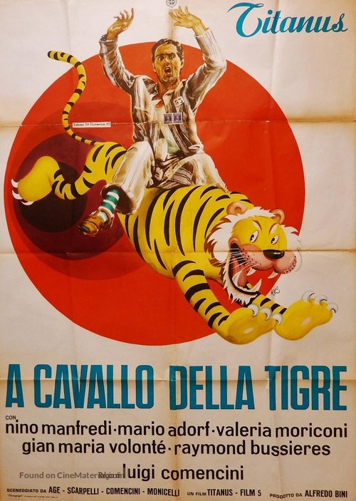 A cavallo della tigre - Italian Movie Poster