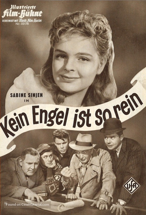 Kein Engel ist so rein - German poster